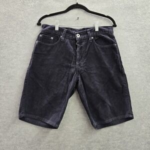 Splendid Mills Men Shorts‎ 28 Blue Corduroy MB831654 Button 9" Inseam